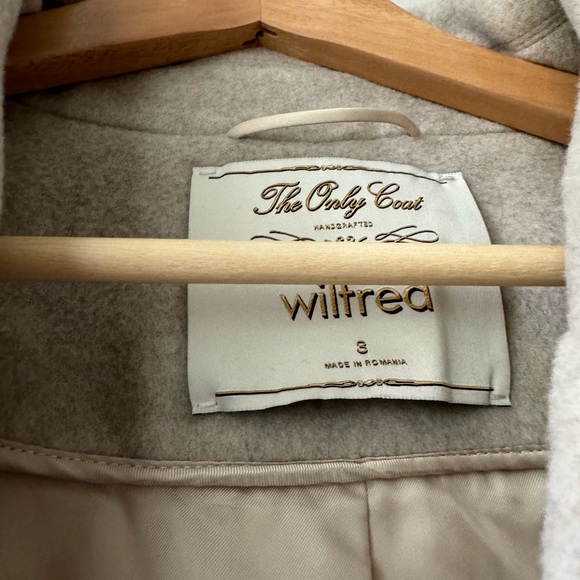Aritzia Wilfred Only Wool Coat - Heather Almond - Size 3 (L) - Picture 3 of 6
